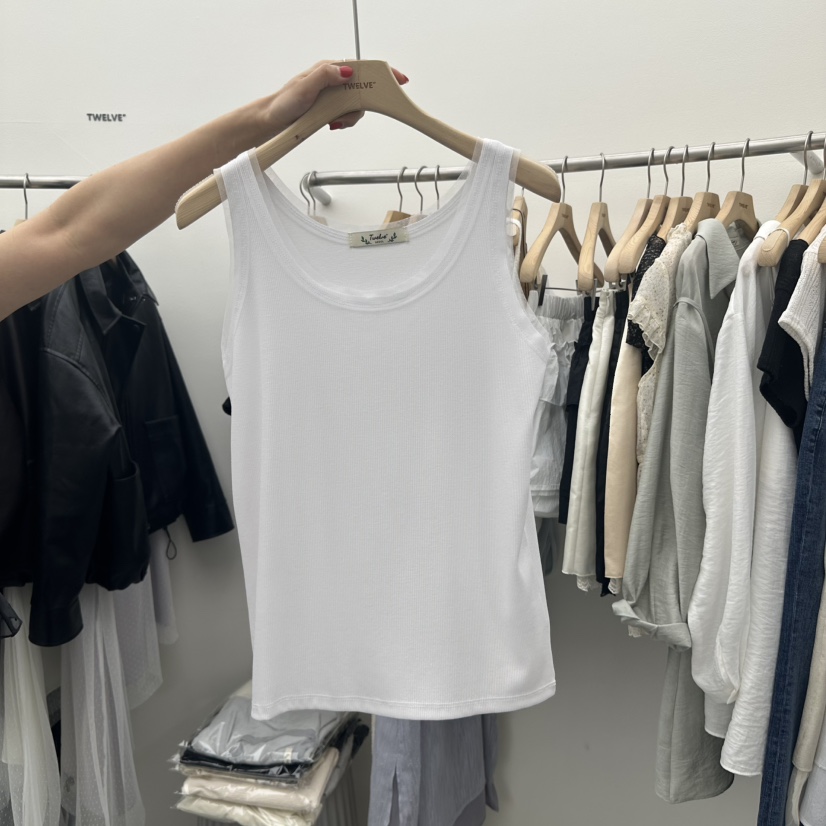 TWELVE韓國㊣直郵東大門代購女裝新品時尚休閑25春夏吊帶背心TWELVE吊帶/背心圖色2