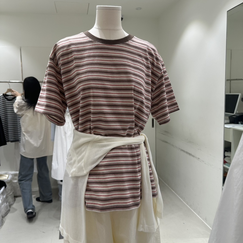GLORY韓國㊣直郵東大門代購女裝新品25春夏推薦時尚人氣T恤GLORYT恤圖色2