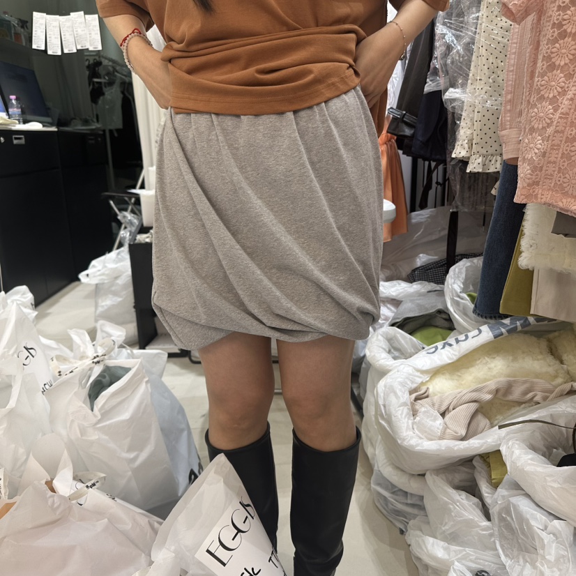 EGG IS直郵韓國代購㊣女裝新款熱賣時尚休閑推薦25春夏短裙EGG IS短裙