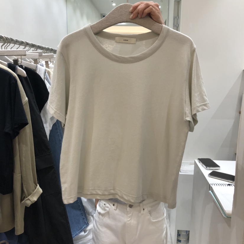 ASOME韓國㊣直郵東大門代購女裝新品熱賣人氣推薦休閑25春夏T恤A.SOMET恤圖色3