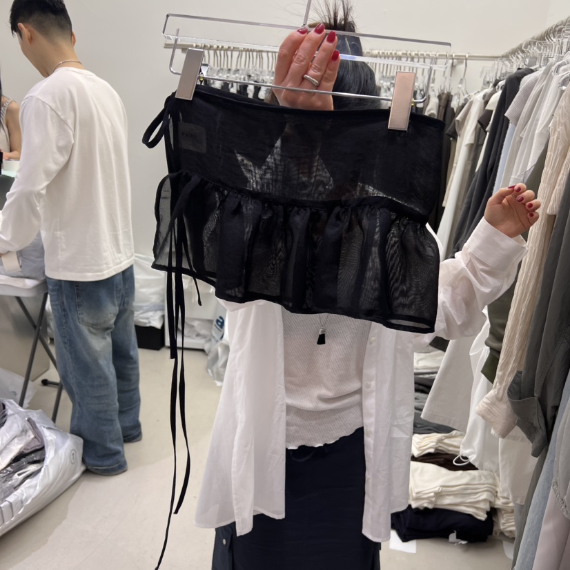 PADO直郵韓國代購㊣女裝新品熱賣推薦人氣25春夏休閑時尚短裙PADO短裙