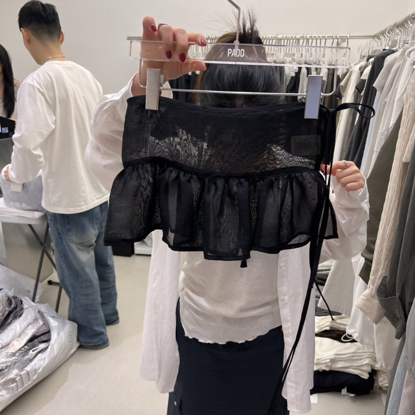 PADO直郵韓國代購㊣女裝新品熱賣推薦人氣25春夏休閑時尚短裙PADO短裙圖色3