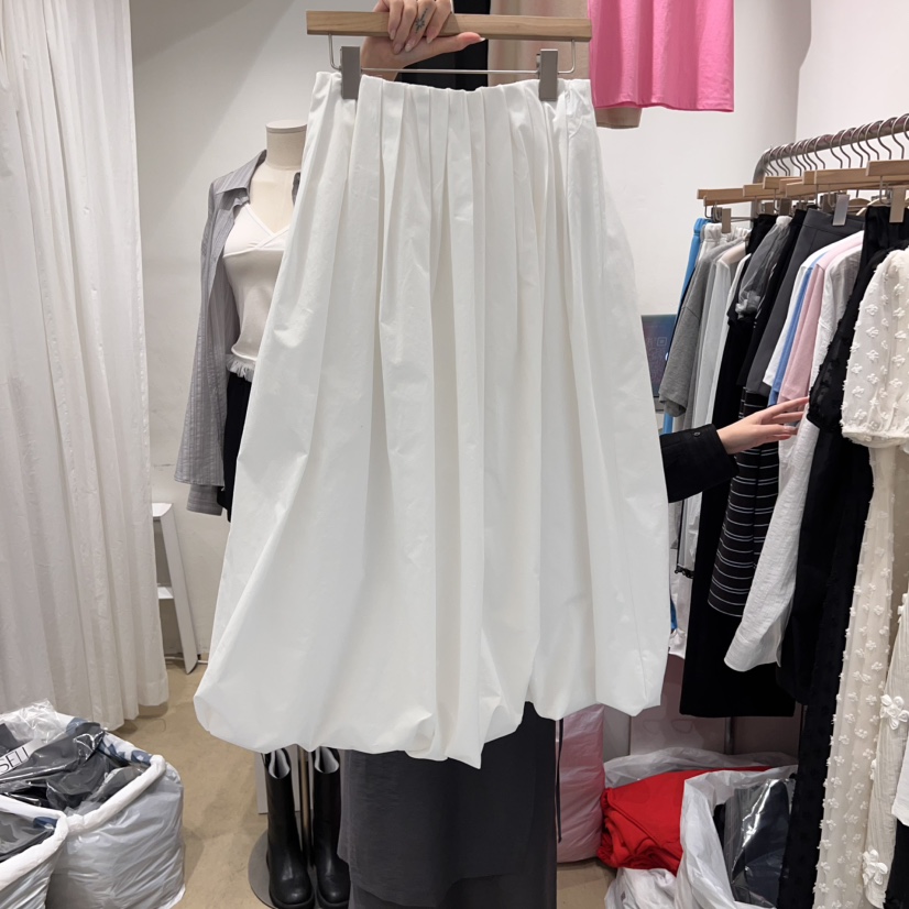 MUNSELL直郵韓國代購㊣女裝新品休閑熱賣25春夏半身裙中短裙MUNSELL半身裙/中短裙