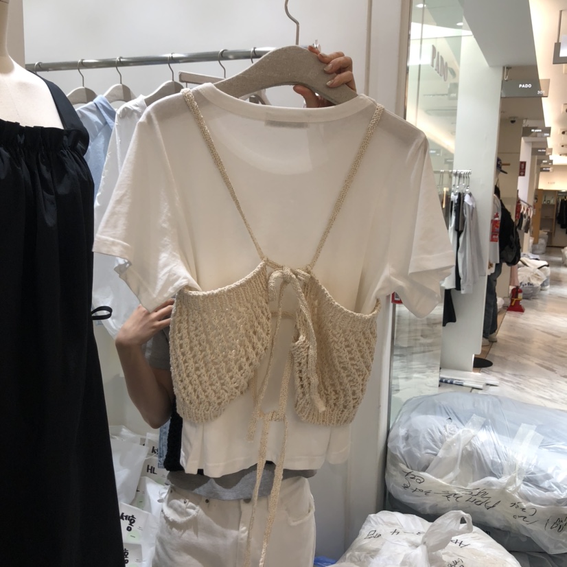 ASOME韓國㊣直郵東大門代購女裝新品休閑25春夏吊帶背心不含內搭A.SOME吊帶/背心
