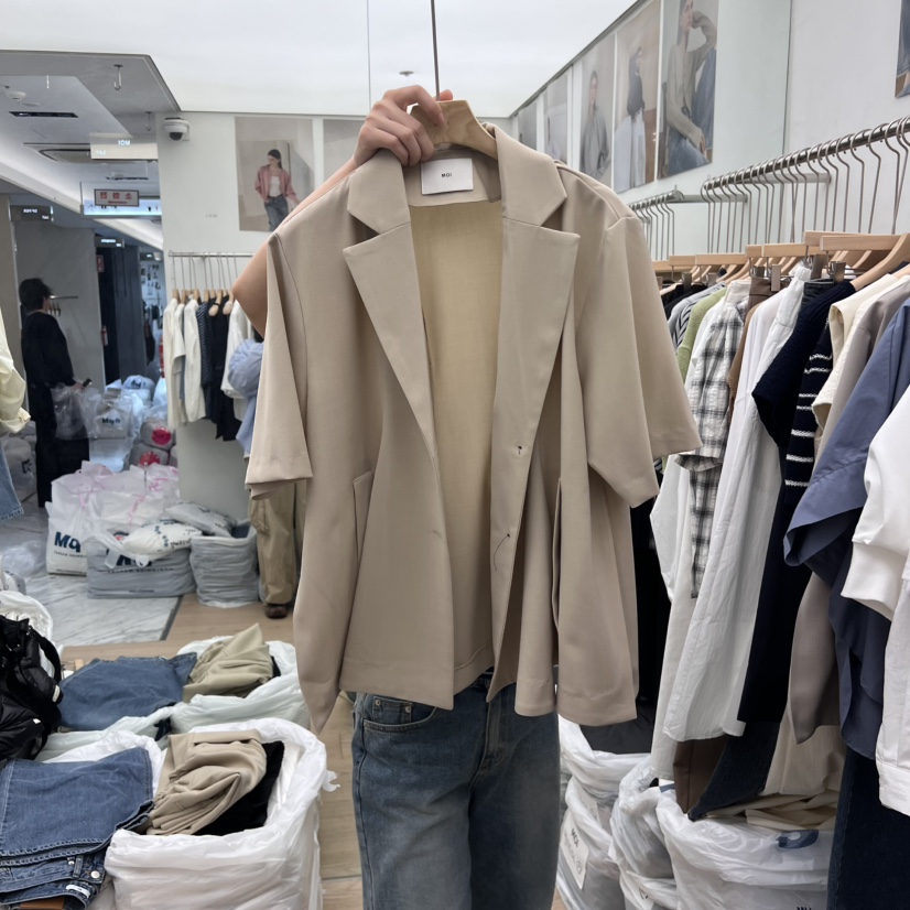 MOI-A韓國直郵㊣東大門實拍女裝新品人氣休閑推薦25春夏夾克MOI-A夾克圖色2