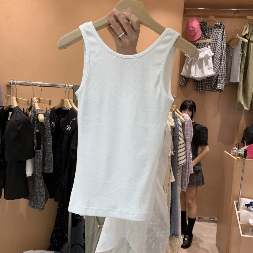 BY FLOW韓國直郵㊣東大門實拍女裝新品人氣25春夏吊帶背心BY FLOW吊帶/背心