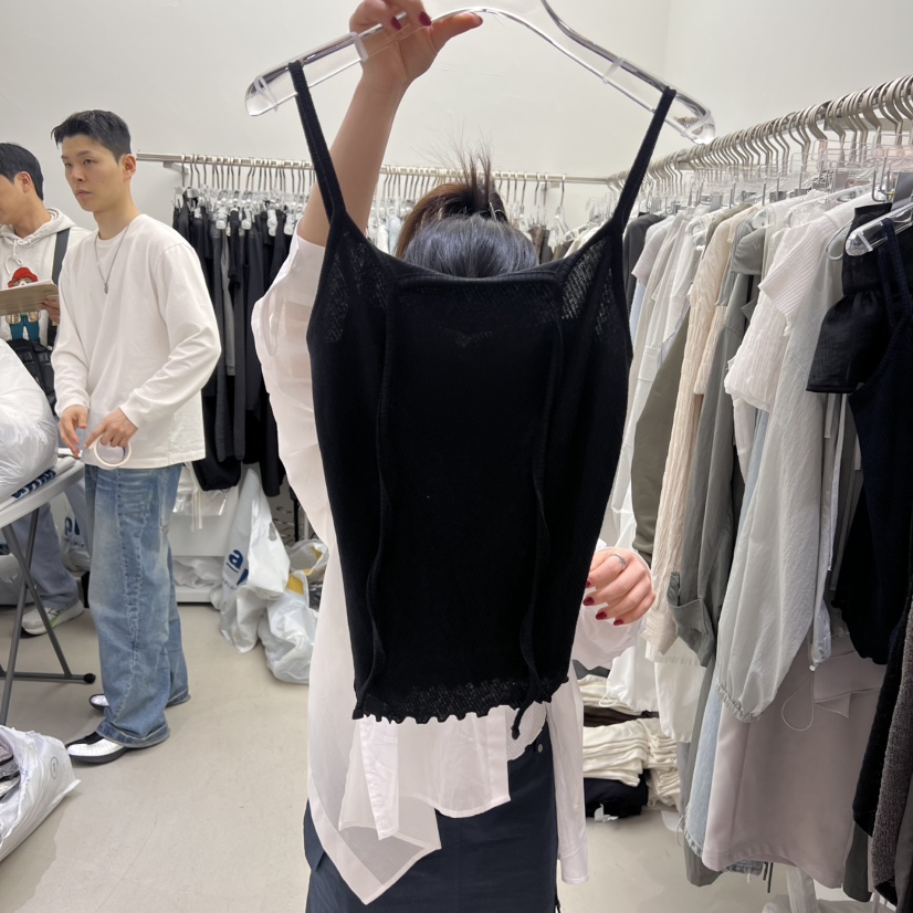 PADO韓國直郵㊣東大門實拍女裝新品熱賣人氣推薦休閑吊帶背心PADO吊帶/背心圖色3