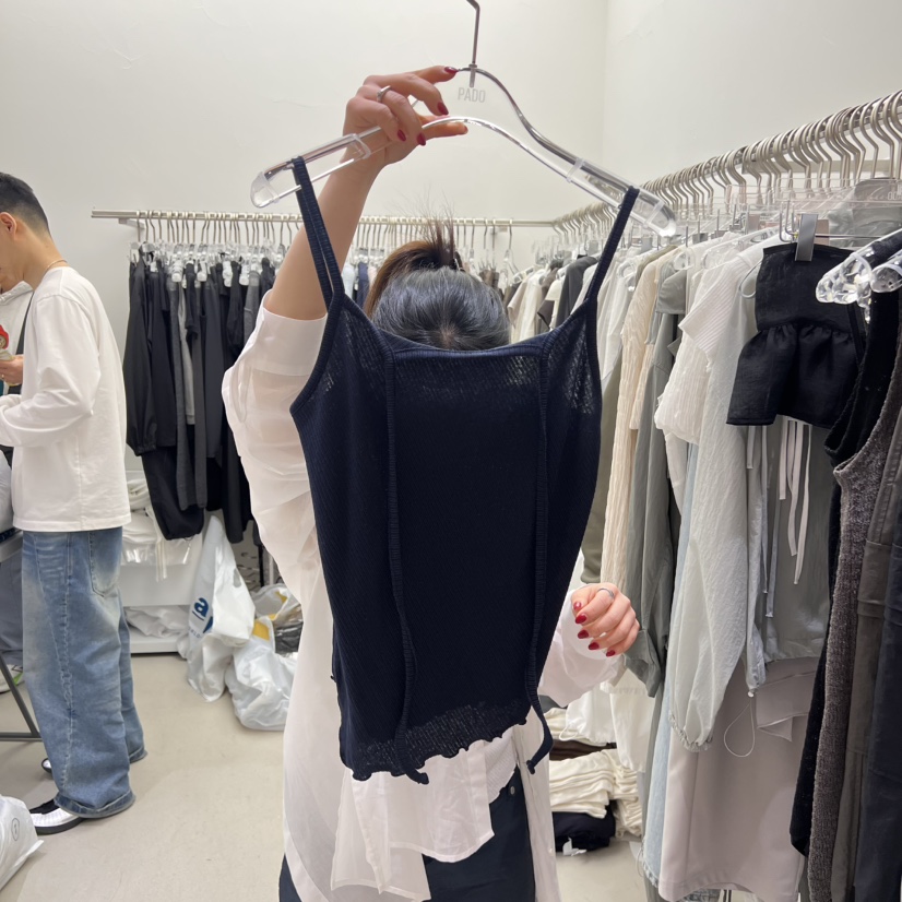 PADO韓國直郵㊣東大門實拍女裝新品熱賣人氣推薦休閑吊帶背心PADO吊帶/背心圖色4