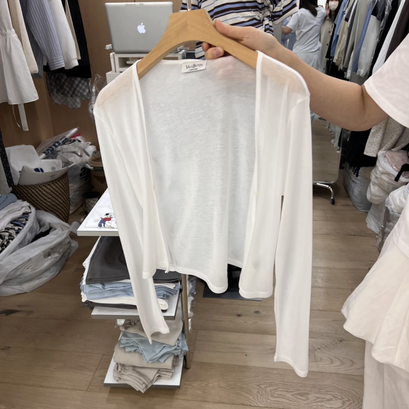 VILLABUTTON韓國㊣直郵東大門代購女裝新款熱賣25春夏長袖T恤VILLABUTTON長袖T恤