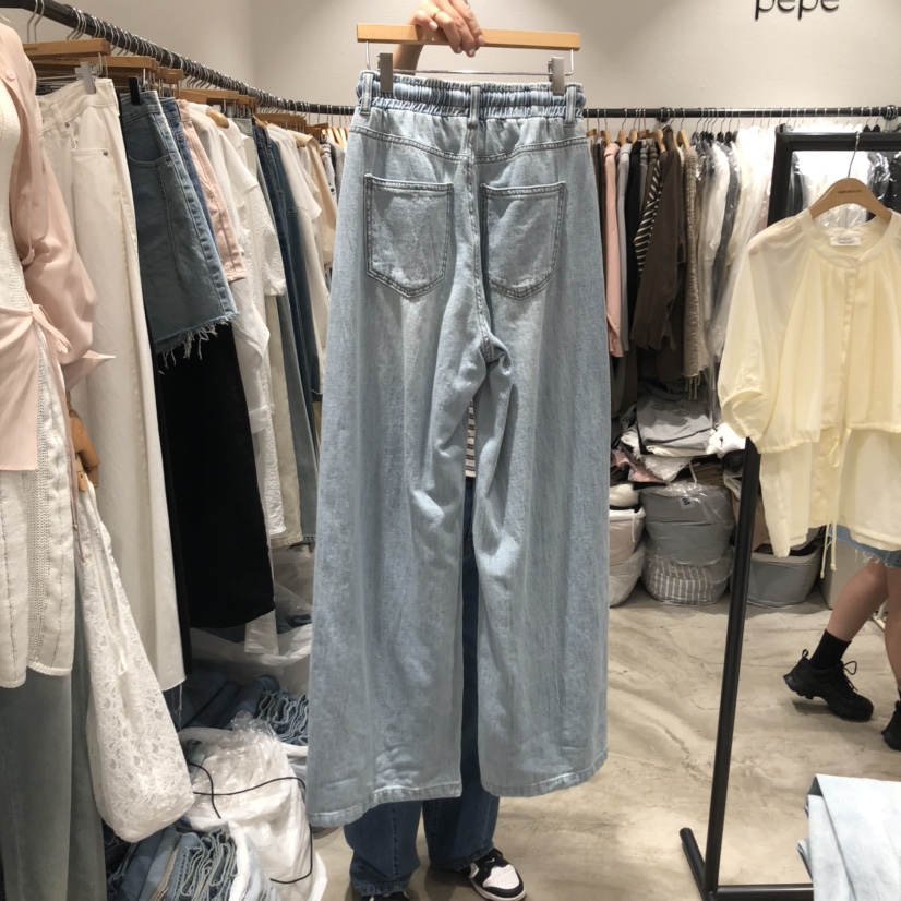 ALMOND PEPE直郵韓國代購㊣女裝新款人氣推薦休閑熱賣牛仔褲ALMOND PEPE牛仔褲