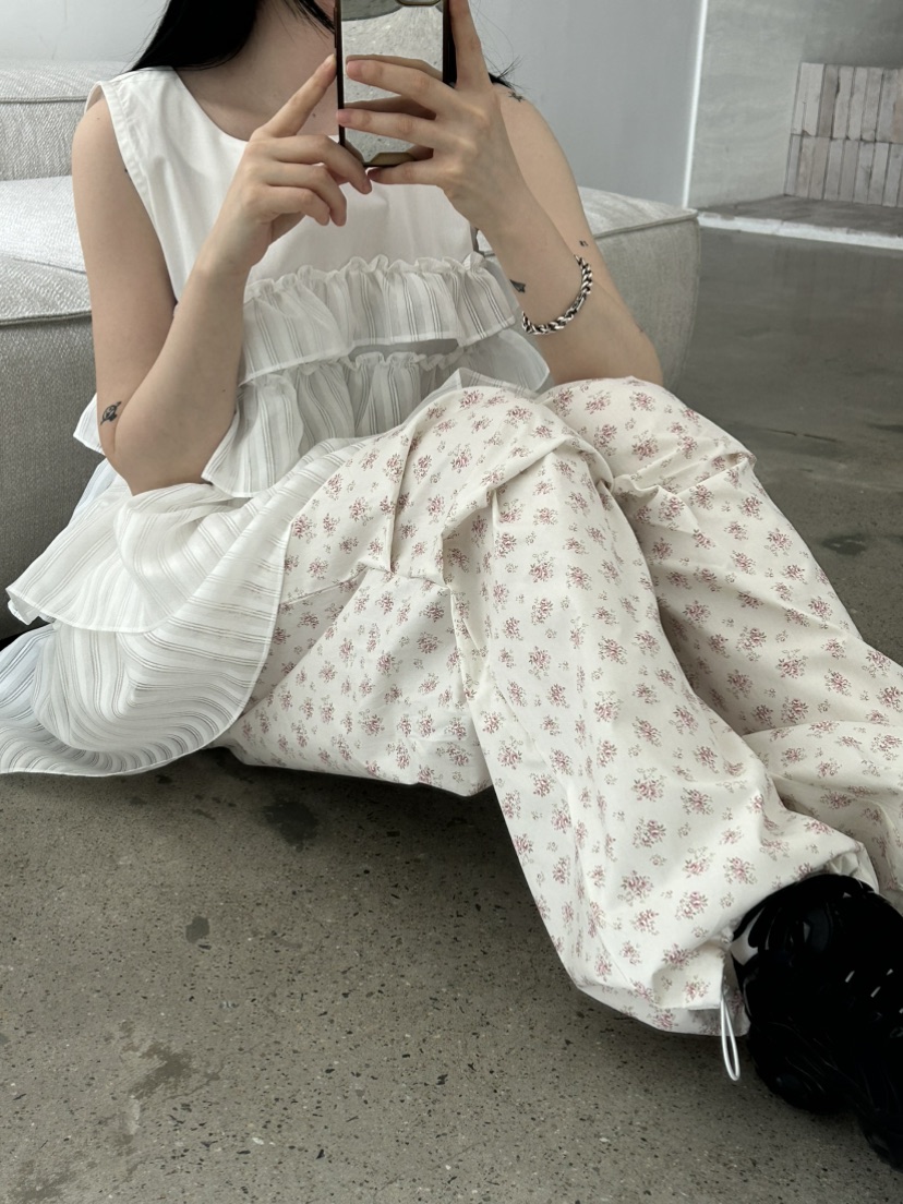 BUCKLE直郵韓國代購㊣女裝新款時尚人氣休閑25春夏熱賣休閑褲BUCKLE休閑褲