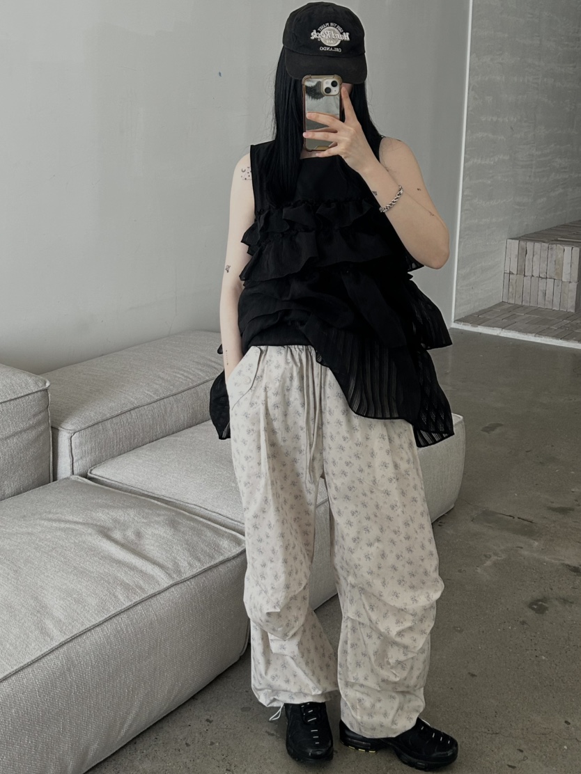 BUCKLE直郵韓國代購㊣女裝新款時尚人氣休閑25春夏熱賣休閑褲BUCKLE休閑褲
