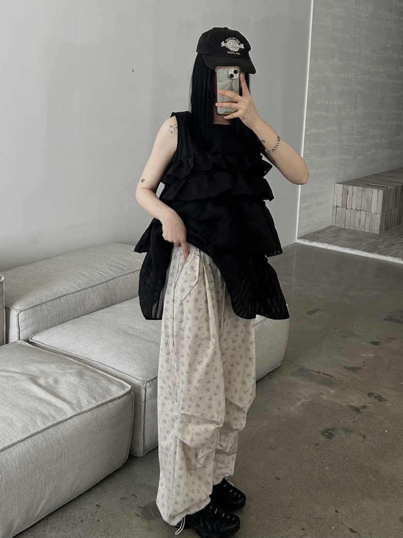 BUCKLE直郵韓國代購㊣女裝新款時尚人氣休閑25春夏熱賣休閑褲BUCKLE休閑褲