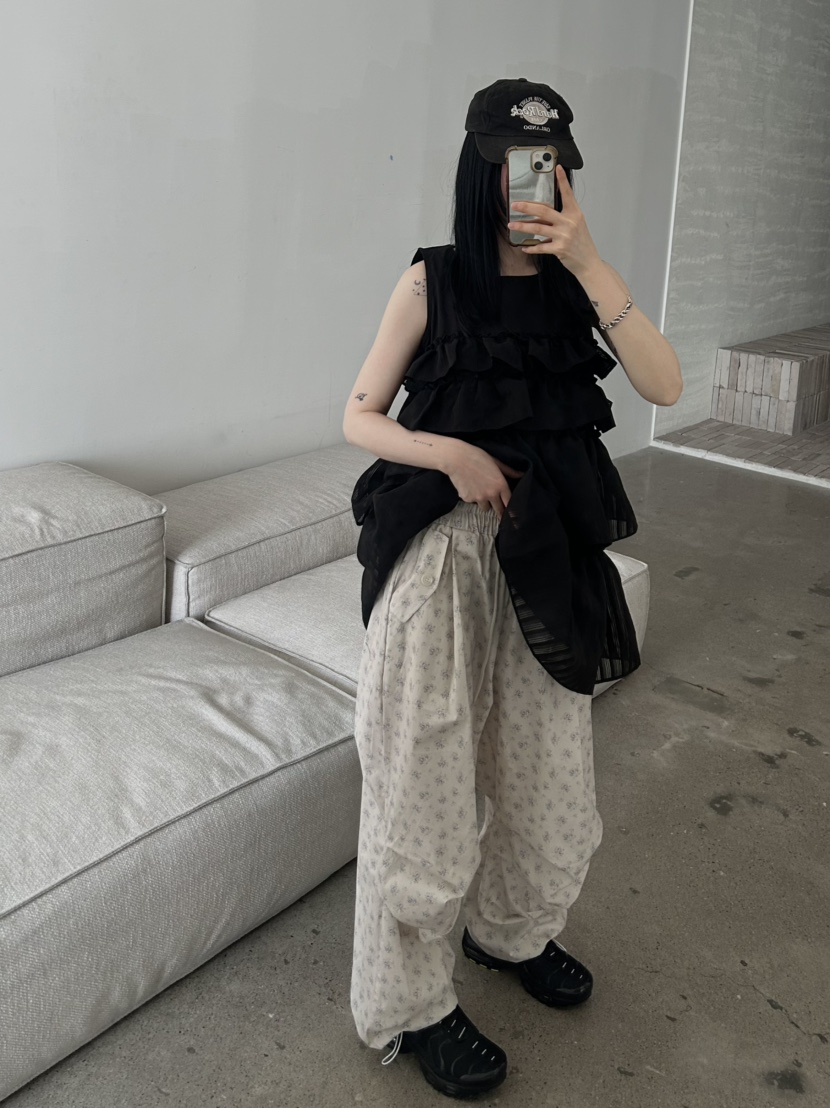 BUCKLE直郵韓國代購㊣女裝新款時尚人氣休閑25春夏熱賣休閑褲BUCKLE休閑褲