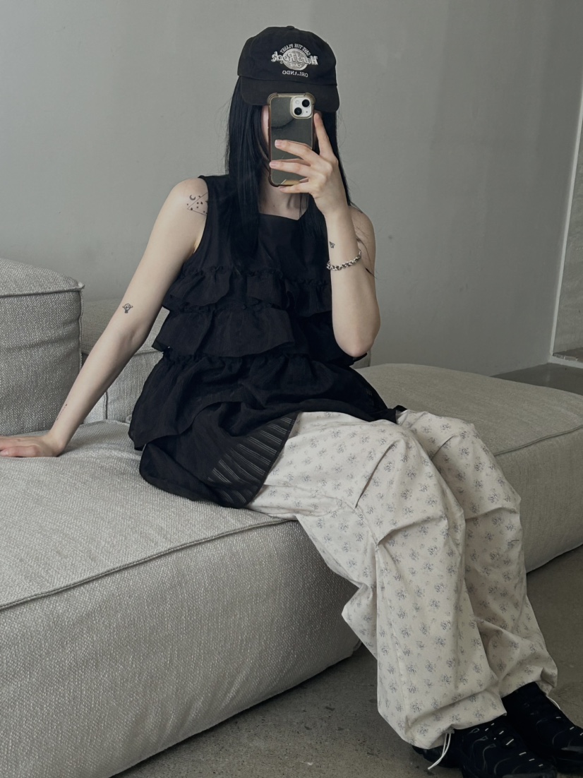 BUCKLE直郵韓國代購㊣女裝新款時尚人氣休閑25春夏熱賣休閑褲BUCKLE休閑褲