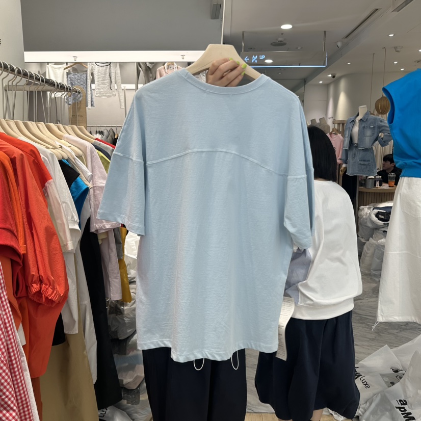 REVE-L韓國直郵㊣女裝新品25春夏休閑推薦時尚人氣熱賣T恤REVE-LT恤
