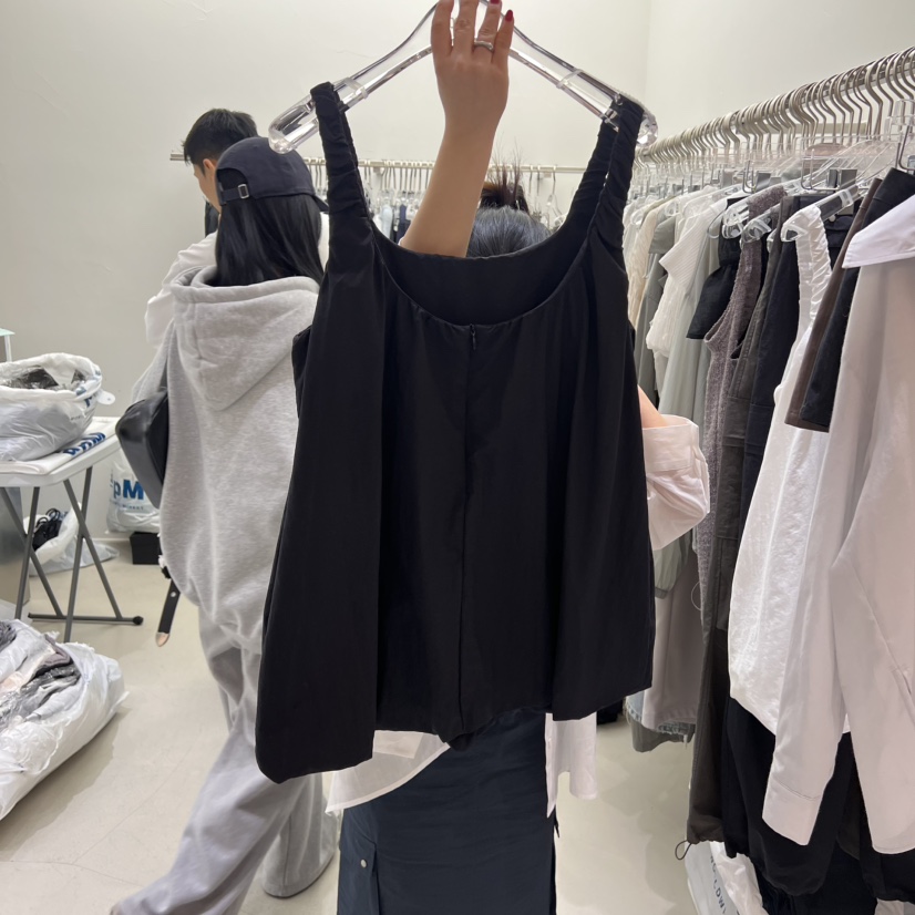 PADO韓國直郵㊣女裝新款人氣休閑時尚推薦25春夏吊帶背心含腰包PADO吊帶/背心