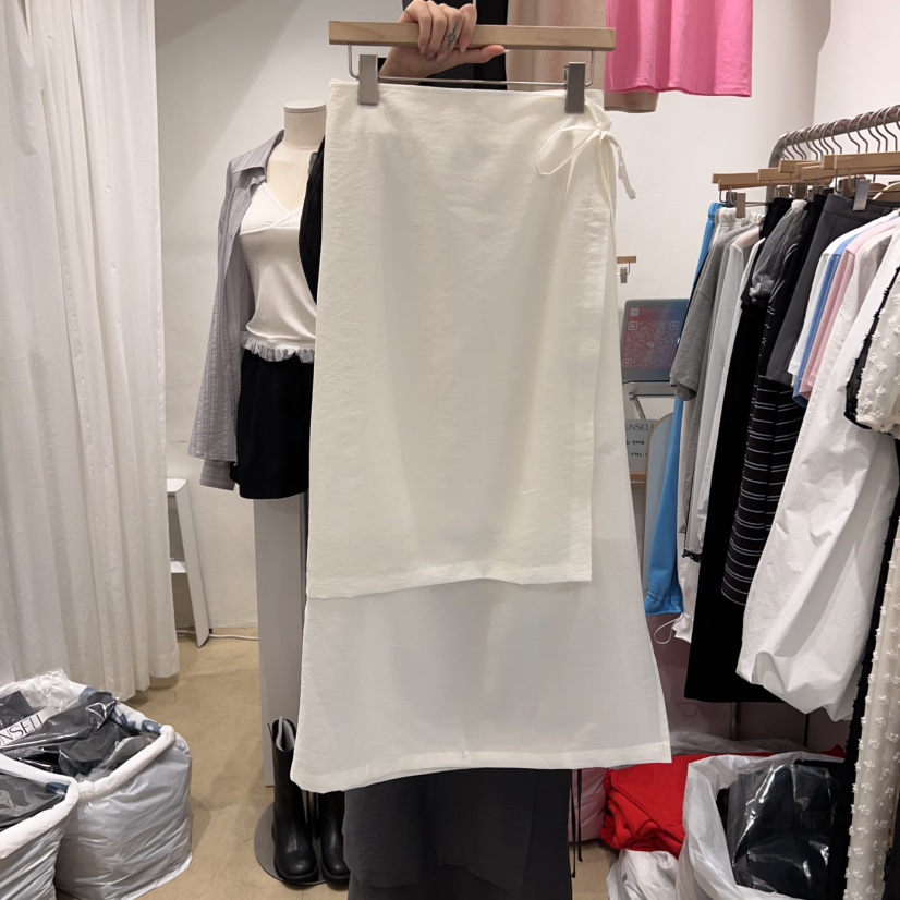 MUNSELL直郵韓國代購㊣女裝新品休閑時尚熱賣25春夏半身裙中短裙MUNSELL半身裙/中短裙