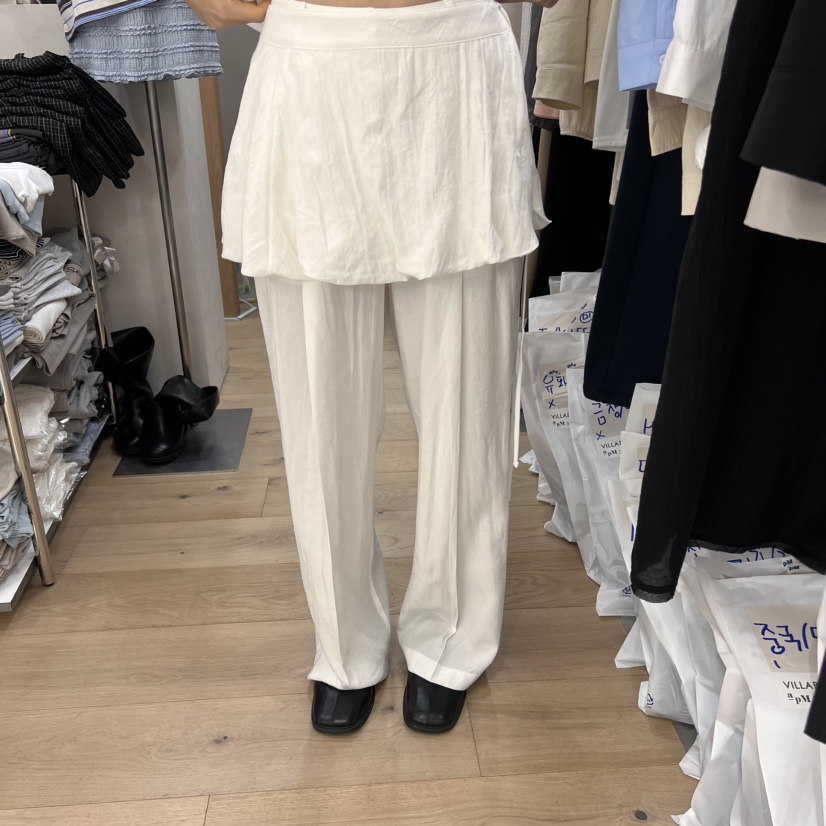 VILLABUTTON韓國㊣直郵東大門代購女裝新品推薦熱賣25春夏休閑褲VILLABUTTON休閑褲
