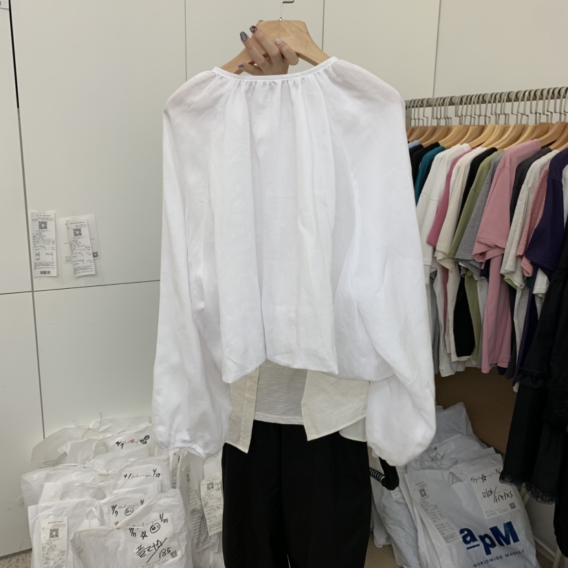 DOHWAJI韓國㊣直郵東大門代購女裝新品時尚休閑推薦夾克亞麻DOHWAJI夾克