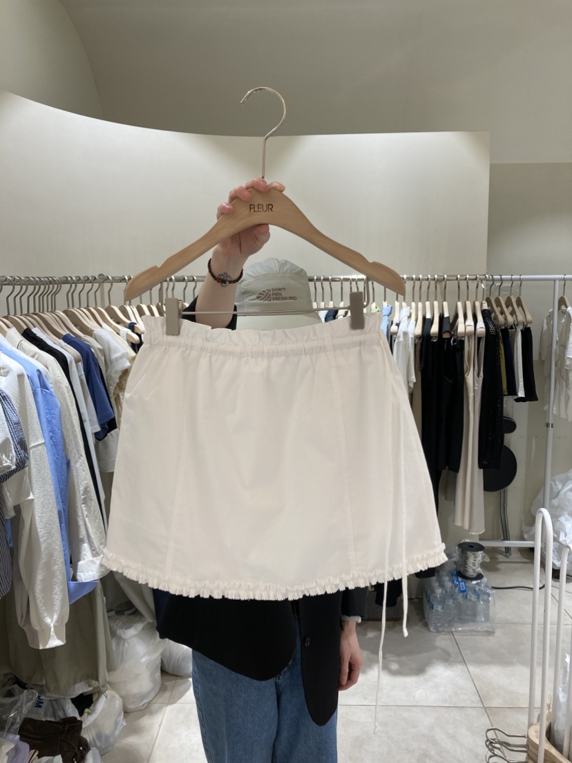 FLEUR-P韓國㊣直郵東大門代購女裝新品25春夏時尚推薦短裙FLEUR短裙