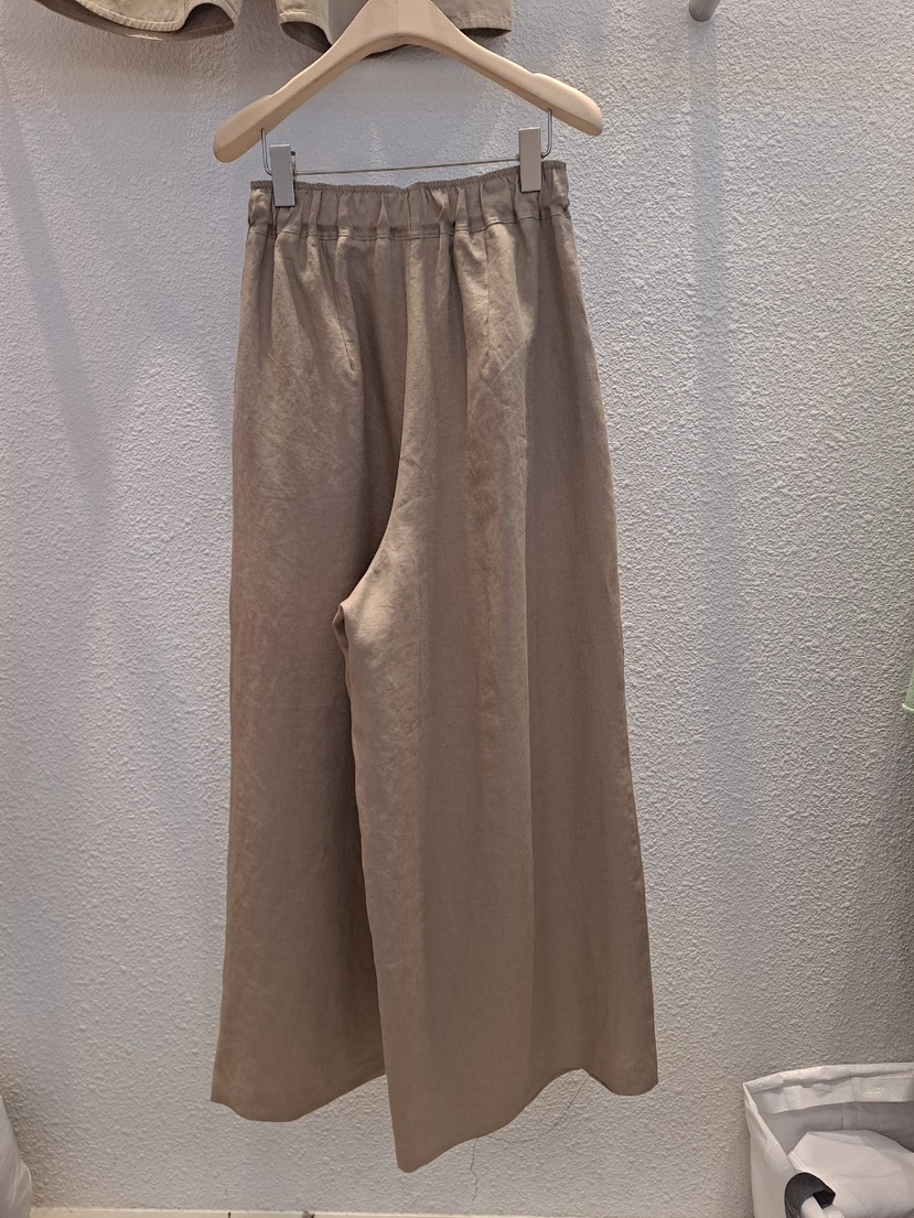 1 2ILLY-S韓國直郵㊣女裝新款時尚熱賣25春夏人氣休閑褲亞麻1 2ILLY/THE SIL休閑褲