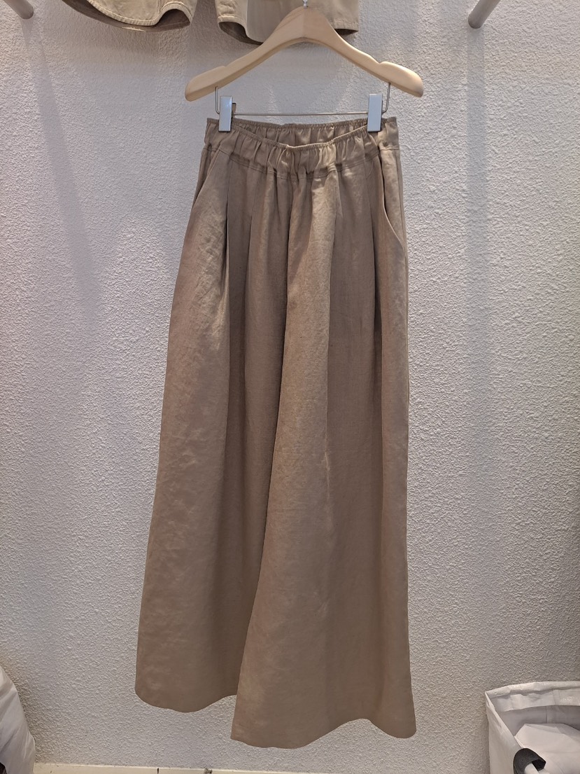 1 2ILLY-S韓國直郵㊣女裝新款時尚熱賣25春夏人氣休閑褲亞麻1 2ILLY/THE SIL休閑褲