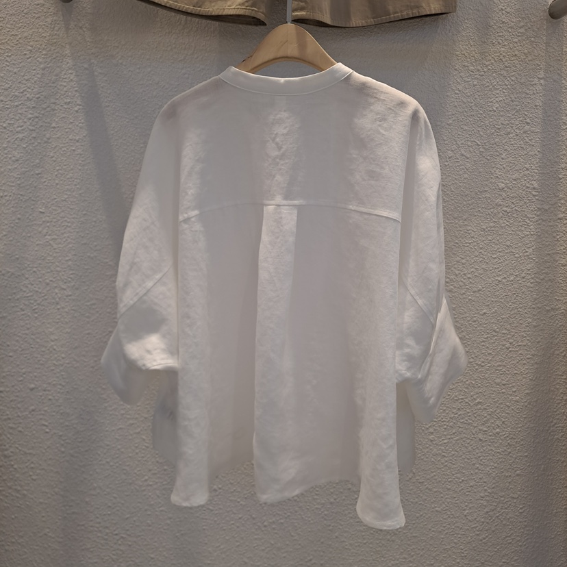 1 2ILLY-S直郵韓國代購㊣女裝新款25春夏時尚襯衫蕾絲衫亞麻1 2ILLY/THE SIL襯衫/蕾絲衫