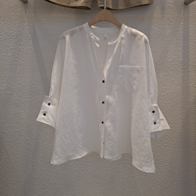 1 2ILLY-S直郵韓國代購㊣女裝新款25春夏時尚襯衫蕾絲衫亞麻1 2ILLY/THE SIL襯衫/蕾絲衫