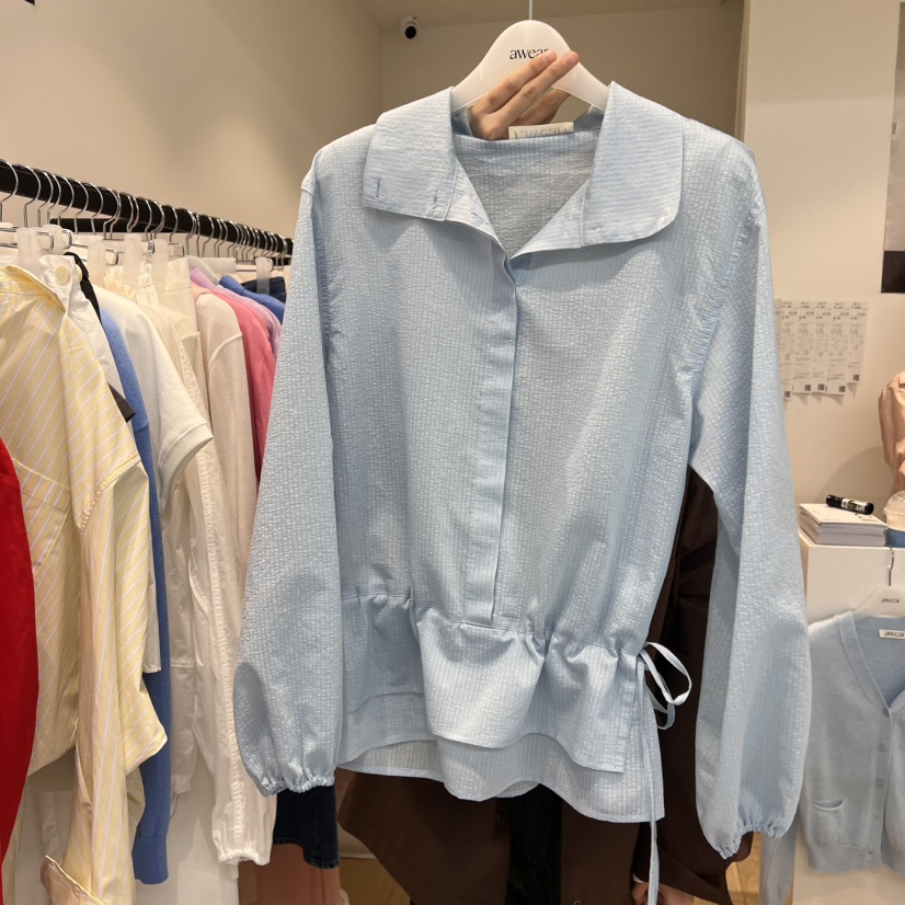 RUMIRU/AWEAR韓國㊣直郵東大門代購女裝新品推薦襯衫蕾絲衫awear/RUMIRU襯衫/蕾絲衫圖色3