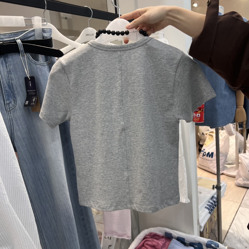 RUMIRU/AWEAR韓國㊣直郵東大門代購女裝新品人氣25春夏T恤awear/RUMIRUT恤