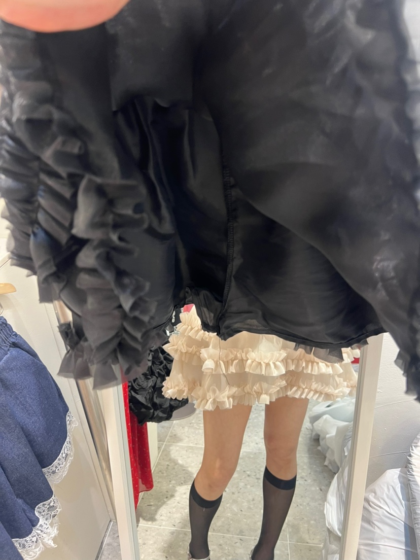 ROU.TINE韓國直郵㊣女裝新品熱賣25春夏休閑推薦人氣時尚短裙ROU.TINE短裙