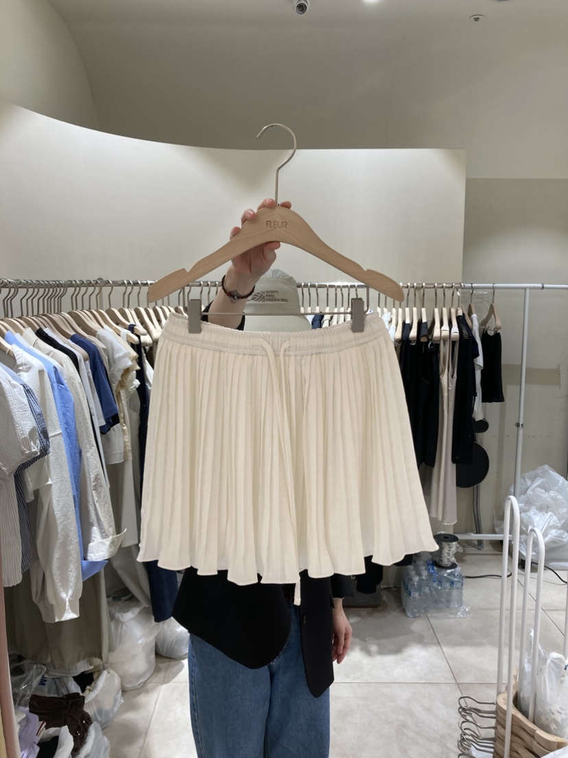 FLEUR-P韓國直郵㊣女裝新品人氣熱賣休閑25春夏推薦時尚短裙FLEUR短裙