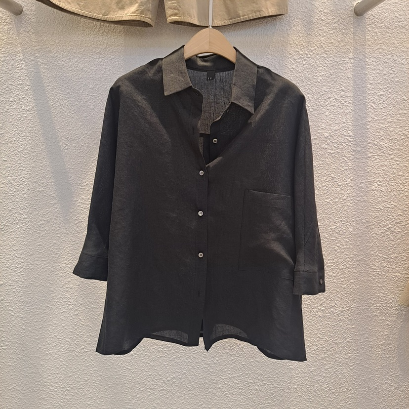1 2ILLY-S直郵韓國代購㊣女裝新品時尚推薦襯衫蕾絲衫亞麻1 2ILLY/THE SIL襯衫/蕾絲衫圖色2