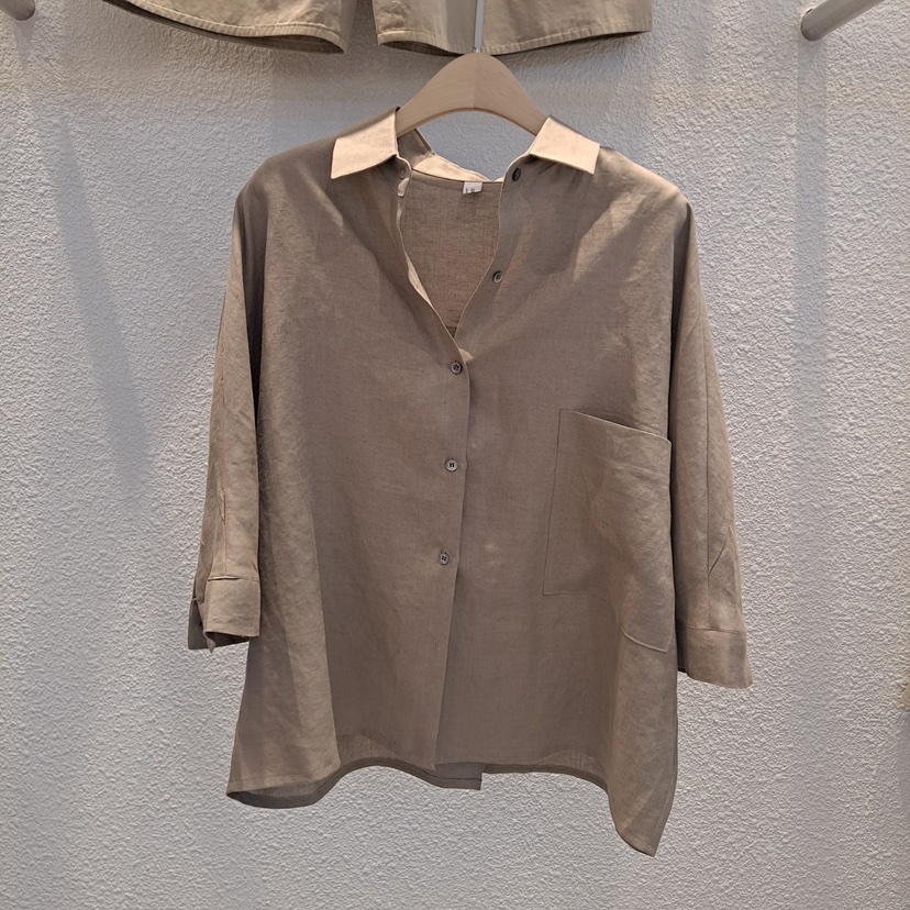 1 2ILLY-S直郵韓國代購㊣女裝新品時尚推薦襯衫蕾絲衫亞麻1 2ILLY/THE SIL襯衫/蕾絲衫圖色4