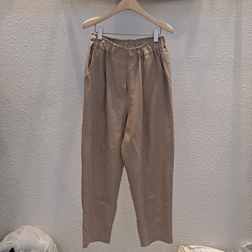1 2ILLY-S韓國直郵㊣女裝新品25春夏人氣熱賣推薦休閑褲亞麻1 2ILLY/THE SIL休閑褲