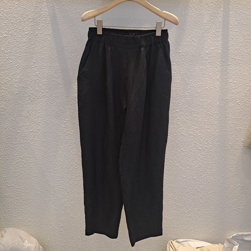 1 2ILLY-S韓國直郵㊣女裝新品25春夏人氣熱賣推薦休閑褲亞麻1 2ILLY/THE SIL休閑褲圖色2