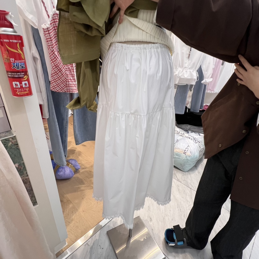 RUMIRU/AWEAR韓國直郵㊣女裝新品人氣休閑25春夏半身裙中短裙awear/RUMIRU半身裙/中短裙