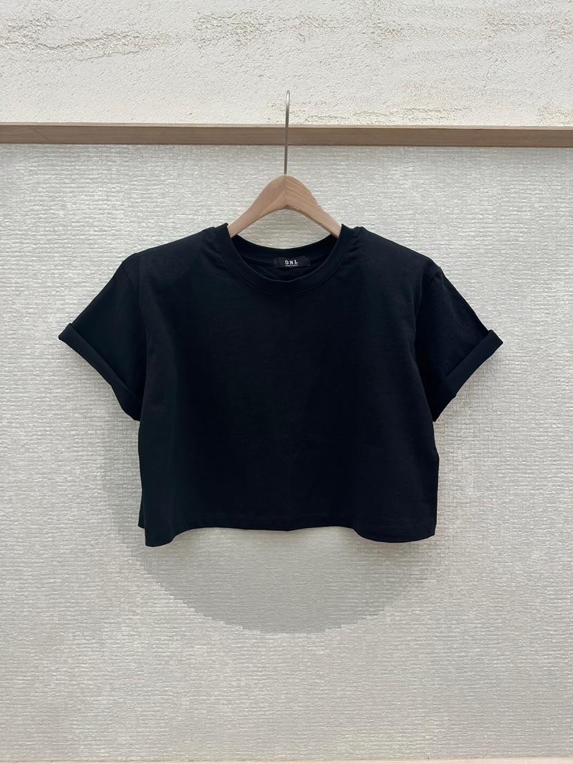 ONL韓國直郵㊣女裝新品25春夏休閑時尚推薦人氣熱賣T恤短款ONLT恤圖色3
