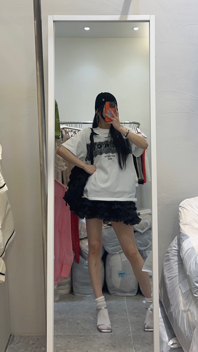 ROU.TINE直郵韓國代購㊣女裝新品休閑人氣推薦熱賣25春夏T恤ROU.TINET恤