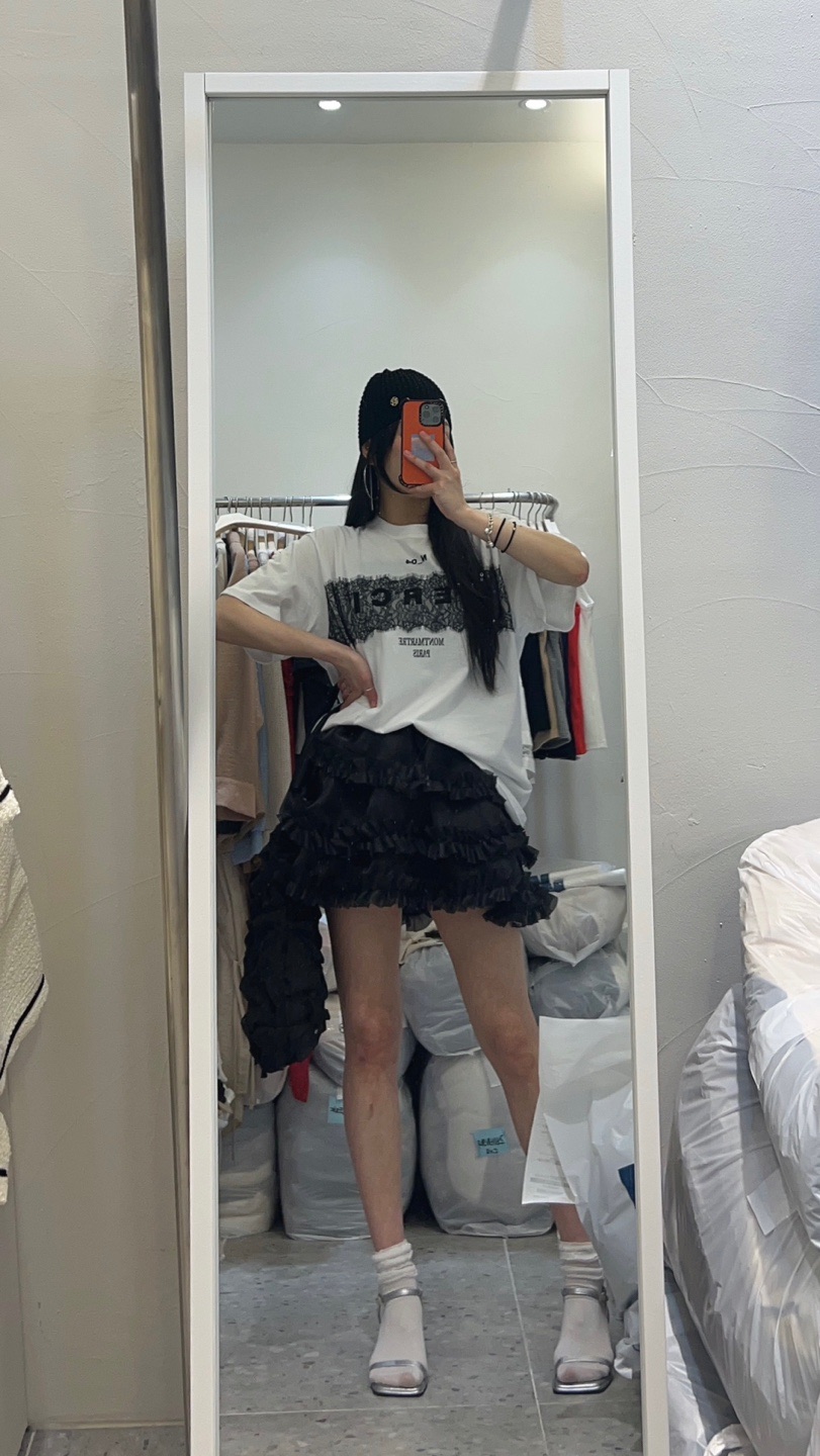 ROU.TINE直郵韓國代購㊣女裝新品休閑人氣推薦熱賣25春夏T恤ROU.TINET恤