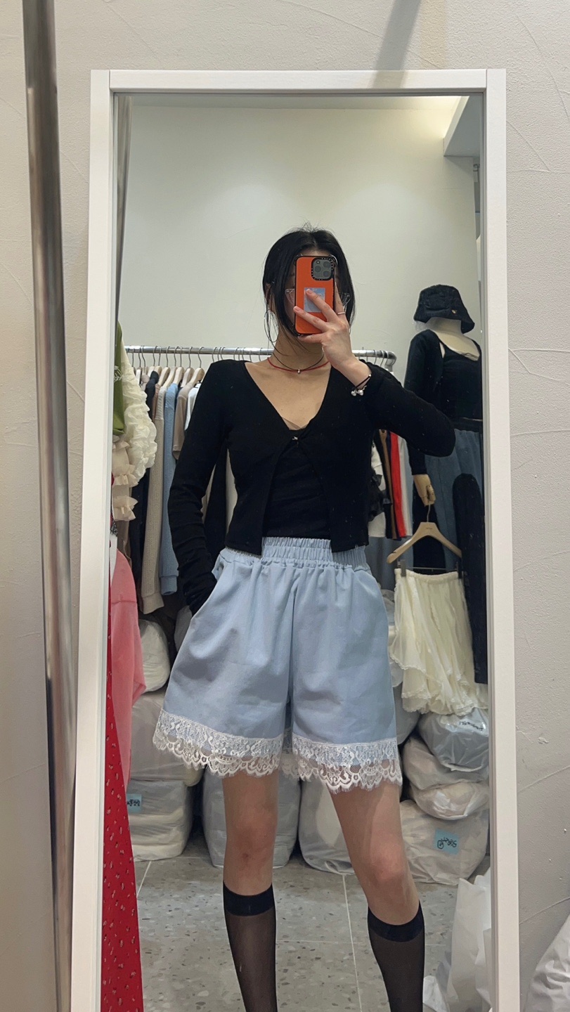 ROU.TINE韓國直郵㊣東大門實拍女裝新款推薦25春夏人氣短褲ROU.TINE短褲