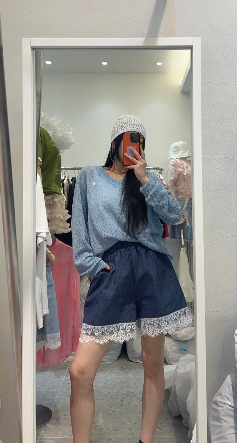 ROU.TINE韓國直郵㊣東大門實拍女裝新款推薦25春夏人氣短褲ROU.TINE短褲