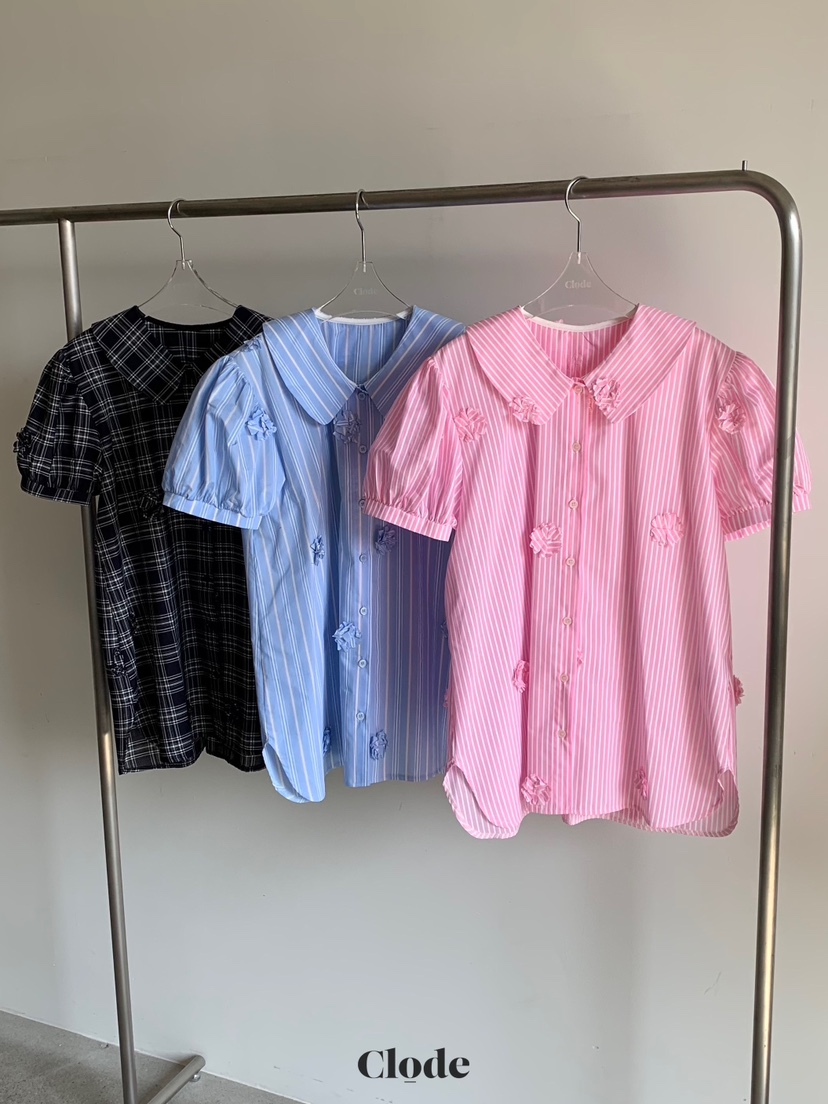 CLODE韓國㊣直郵東大門代購女裝新品休閑熱賣人氣襯衫蕾絲衫CLODE襯衫/蕾絲衫