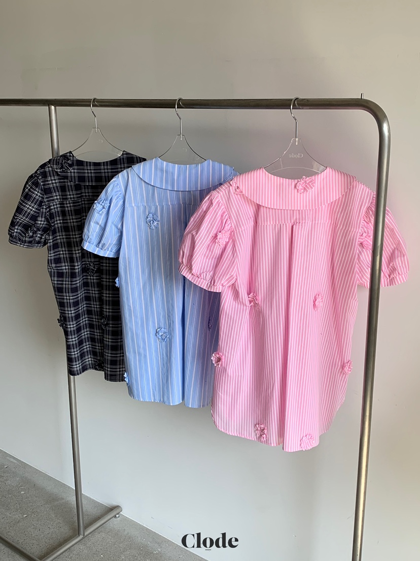CLODE韓國㊣直郵東大門代購女裝新品休閑熱賣人氣襯衫蕾絲衫CLODE襯衫/蕾絲衫