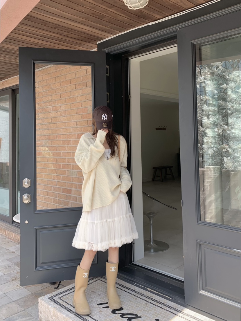 VIRKIN韓國㊣直郵東大門代購女裝新款推薦25春夏半身裙中短裙VIRKIN半身裙/中短裙