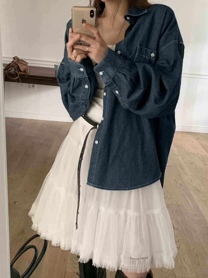 VIRKIN韓國㊣直郵東大門代購女裝新款推薦25春夏半身裙中短裙VIRKIN半身裙/中短裙