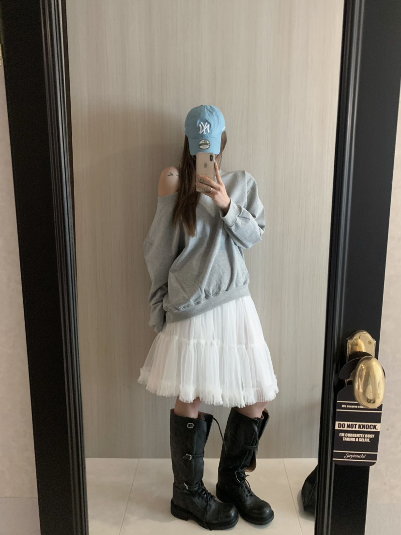 VIRKIN韓國㊣直郵東大門代購女裝新款推薦25春夏半身裙中短裙VIRKIN半身裙/中短裙