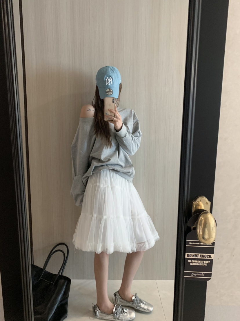 VIRKIN韓國㊣直郵東大門代購女裝新款推薦25春夏半身裙中短裙VIRKIN半身裙/中短裙