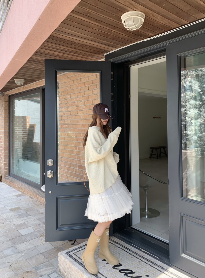 VIRKIN韓國㊣直郵東大門代購女裝新款推薦25春夏半身裙中短裙VIRKIN半身裙/中短裙